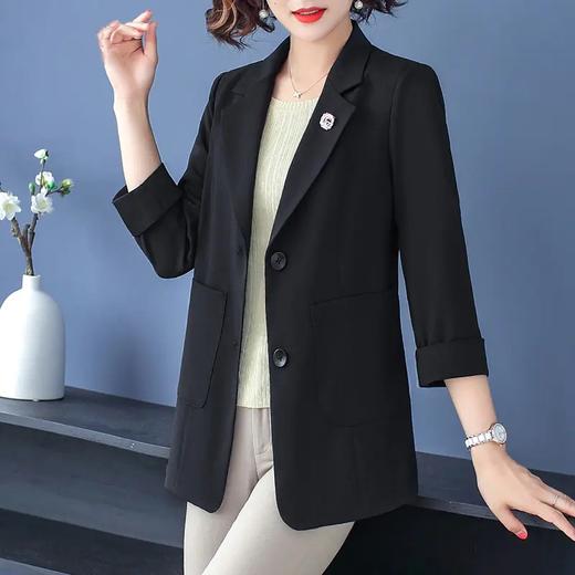 W-26841妈妈秋装新款中年中老洋气外套短款小西装 商品图1