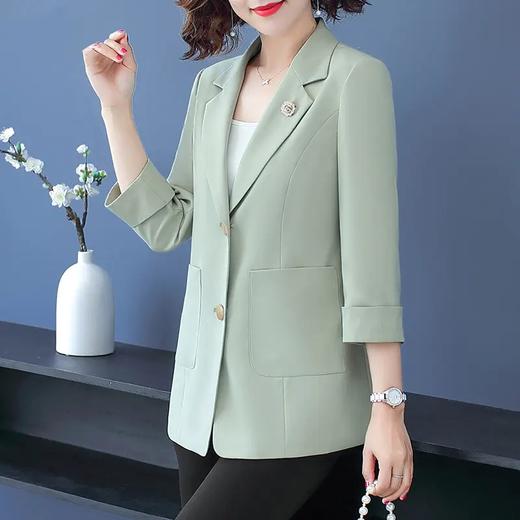W-26841妈妈秋装新款中年中老洋气外套短款小西装 商品图2