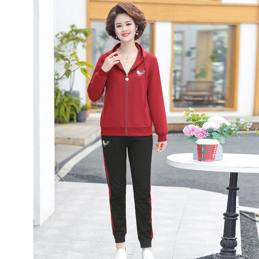 YCE  A103-277连帽外套大码运动服两件套 商品图2