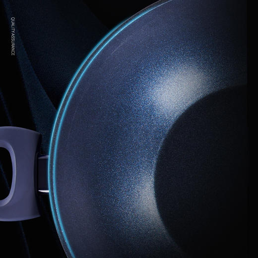 欧乐菲巴宝克宝石钻蓝贵妃系列无油烟不粘锅炒锅32CMOLOZS-32A1 商品图4