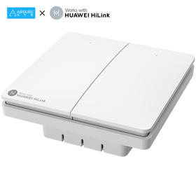 领普零火线智能双开开关支持华为HiLink手机远程控制墙壁开关Q3D-HW系列