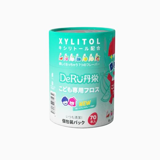 DERU丹之荣 儿童水果味牙线 70枚 日本 商品图1