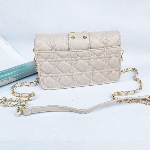 SL-752-89069新款链条包包欧美头层牛皮复古真皮女包斜挎单肩小方包 商品图3