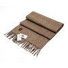 【牦牛本色】100%牦牛绒双色双面围巾（深牦牛原色＋浅牦牛原色）藏式喜马拉雅风 商品缩略图1
