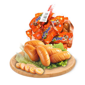 双汇玉米热狗肠 约10根 休闲零食 小吃泡面拍档 肉食 精选 400g 火腿肠