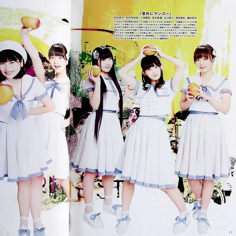 中商原版 Sek48 衣装图鉴 全力制服 日文原版 Ske48 衣装図鑑 全力制服