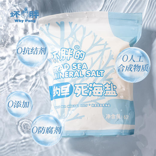 坏胖 死海盐630克 袋装 不设空罐 您可自行添置 感谢理解 商品图3