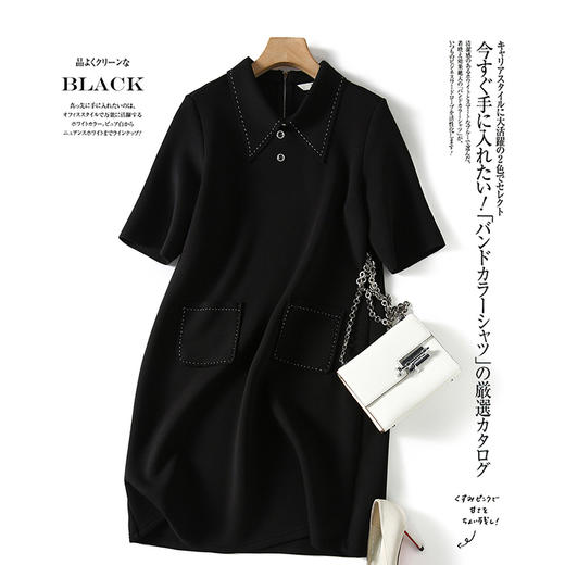 裁缝学苑AG136 polo翻领新款连衣裙纸样女装裙子服装打版裁剪样图 商品图3