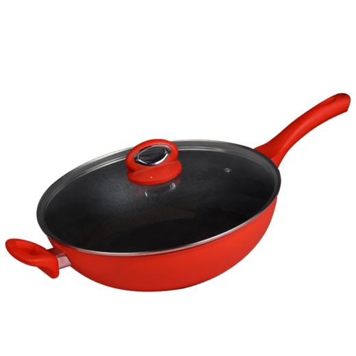 欧乐菲阿芙罗系列冰裂美人石墨烯32CM炒锅OLOM-32C1 商品图0