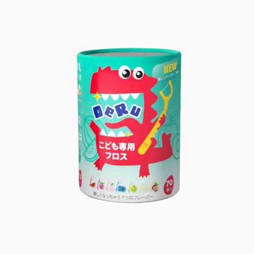 DERU丹之荣 儿童水果味牙线 70枚 日本 商品图0