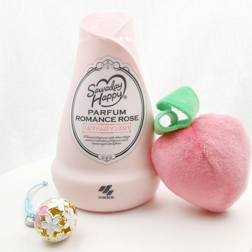 日本小林消臭元室内卧室厕所除臭衣物芳香空气清新剂固体香薰（心形玫瑰香） 150g（050675） 商品图1