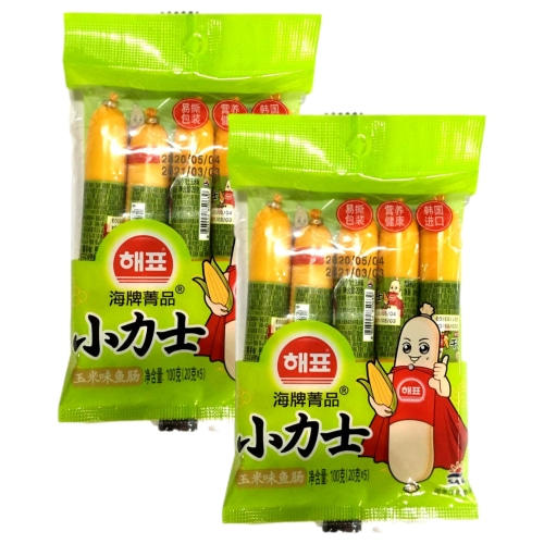【2捆绑】海牌小力士玉米味鱼肠100g 【中】 商品图0