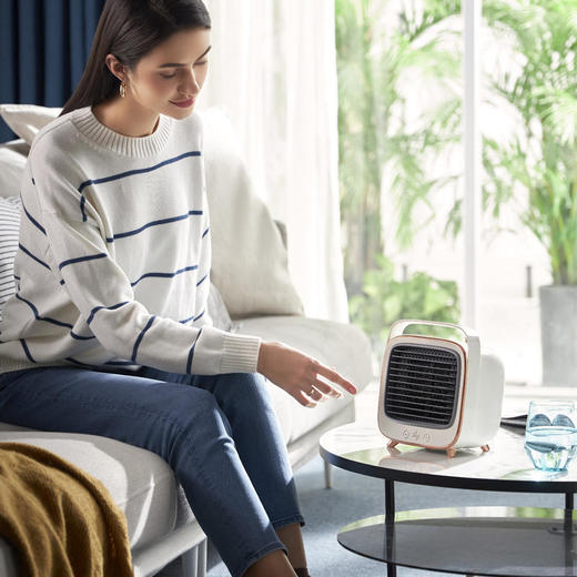 【制暖凉风二合一】摩飞冷暖风机MR2021家用节能小型电暖器3秒速热冷暖双模式多档可选上下广角送风【摩飞系列】 商品图4