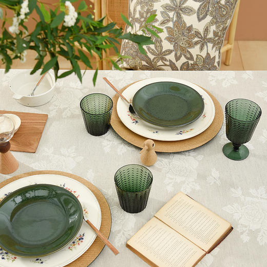 玫瑰亚麻桌布棉麻美式法式高级感桌布 商品图3