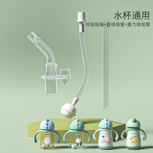 恐龙水杯保温杯专用配件：吸嘴/奶嘴盖/背带等【配件发货后不支持退换】 商品图1