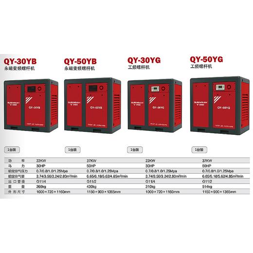 QY-30YB 22KW 圆角永磁变频螺杆机 商品图1