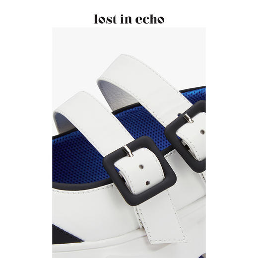 lost in echo 设计师春夏新款 双条带气眼运动玛丽珍单鞋 商品图4