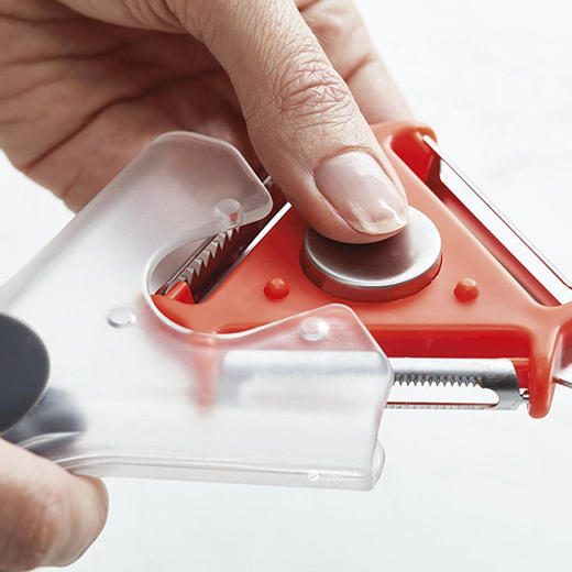 三面削皮器英国进口多功能家用厨房手动水果刀不锈钢【JosephJoseph】 商品图4