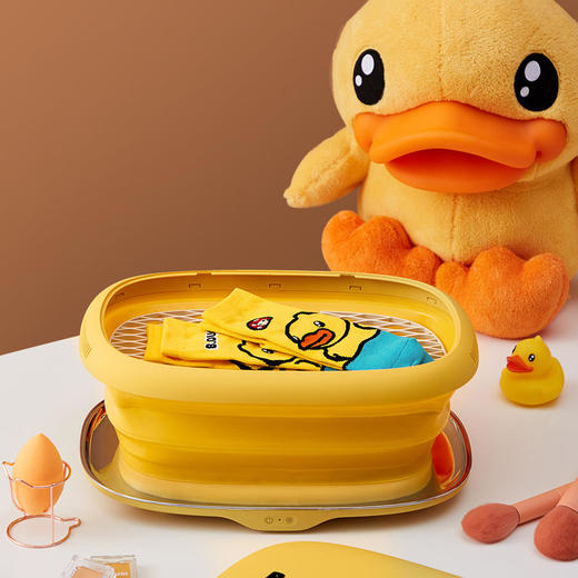 【会员专享】moido折叠烘干盒口罩消毒机内衣裤紫外线干衣机烘干机小黄鸭 商品图3