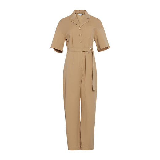 VIMAGE纬漫纪春季新款时尚洋气工装翻领收腰短袖直筒连体裤女V1307911 商品图4