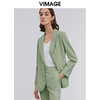 VIMAGE纬漫纪春季新款时尚通勤百搭职业显瘦一粒扣西装外套女 商品缩略图8