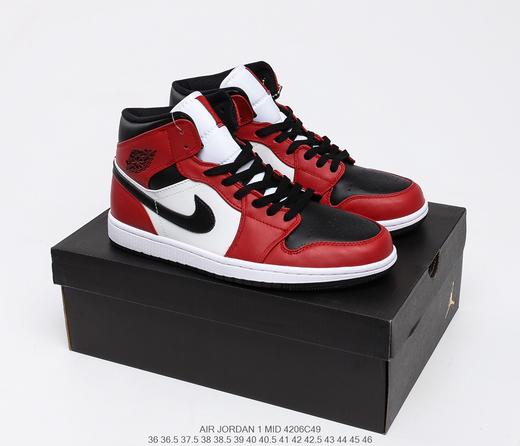 耐克NIKE Air Jordan 1 Mid AJ1乔丹一代中帮经典复古文化休闲运动篮球鞋 商品图5