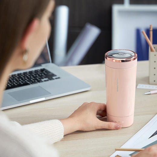 【网红爆款可调温度的烧水杯】摩飞便携烧水杯MR6060便携式烧水保温壶免开盖烧水真空保温6小时全球通用电压多国适用【摩飞系列】 商品图5