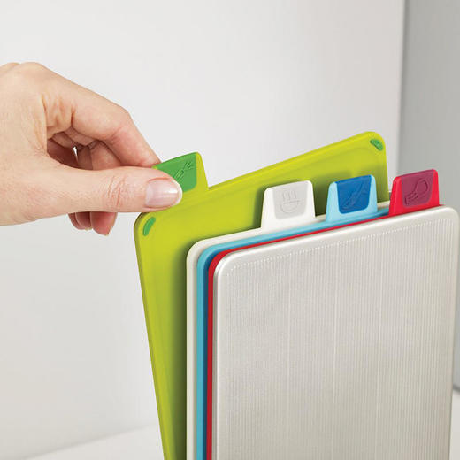 JosephJoseph健康分类菜板套装婴儿辅食砧板进口带刀砧板案板合理收纳环保耐腐蚀持久耐用【JosephJoseph】 商品图4