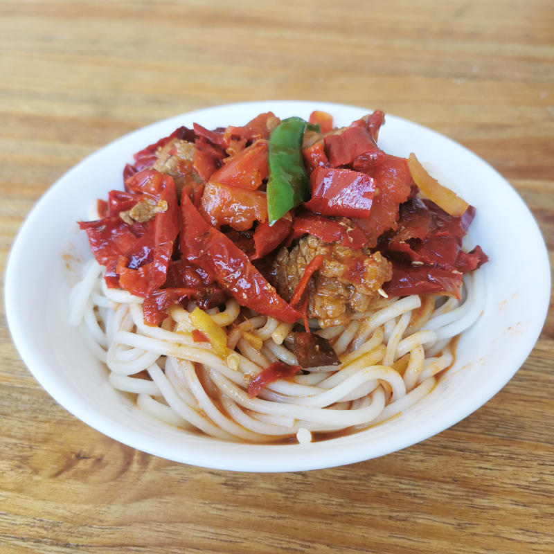 纯手工拉条子 粗圆面 1kg*2包