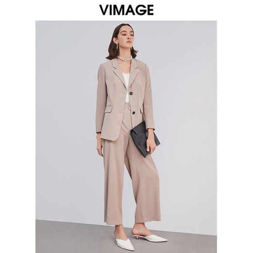 VIMAGE纬漫纪品牌女装新款时尚气质通勤职业显瘦西装外套V1303903 商品图2