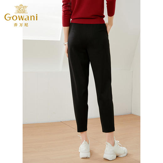 乔万尼新款哈伦裤女春春萝卜裤宽松九分高腰休闲裤EI1F923 商品图3