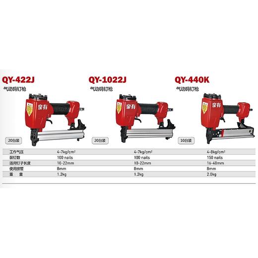 气动码钉枪16-40mm QY-440K 商品图1