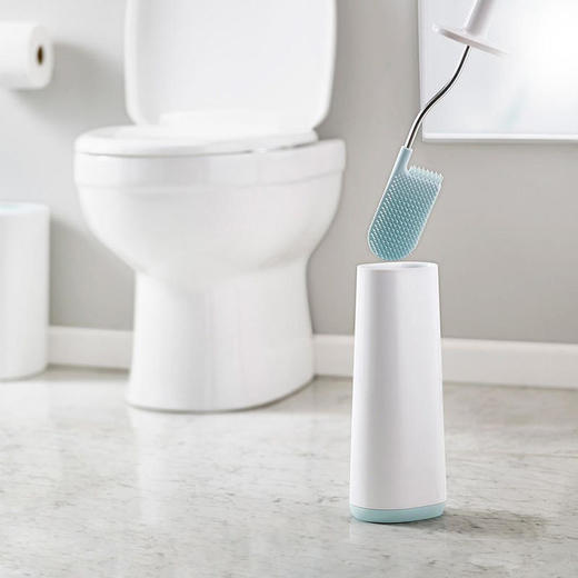 马桶刷收纳桶套装厕所创意免打孔洁厕长柄无死角【JosephJoseph】 商品图2