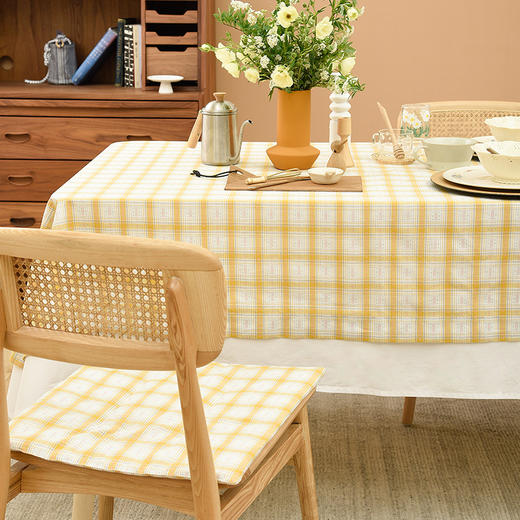 森系格纹桌布田园复古格子ins风桌布 商品图2