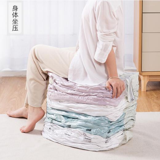 老米优品/ 2022升级3秒迅风速排压缩袋！【衣物收纳神器，免抽气挂式真空压缩袋】一个=衣架+收纳袋+防尘罩，无需折叠衣物不变形，智能二维码方便查找，可重复使用！ 商品图4
