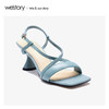 westory2020春季新款方头时髦Slingback尖头高跟鞋女W20BG60771 商品缩略图1