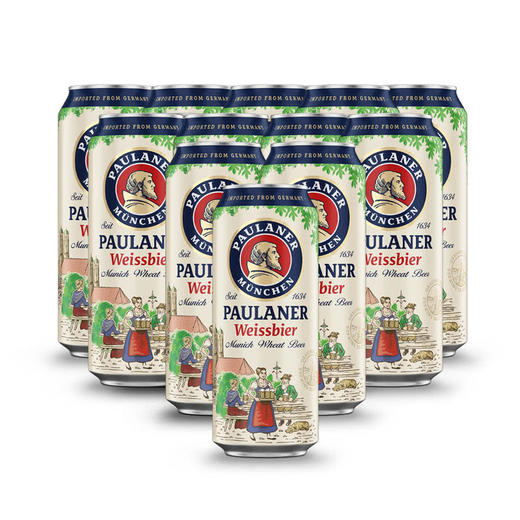 MM 山姆 保拉纳 德国进口 酵母型小麦啤酒 500ml*12罐 商品图4