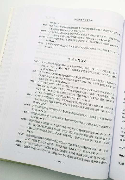 《中国敦煌学论著总目》精装 16开本 樊锦诗等主编 甘肃人民出版社2007年版 商品图4