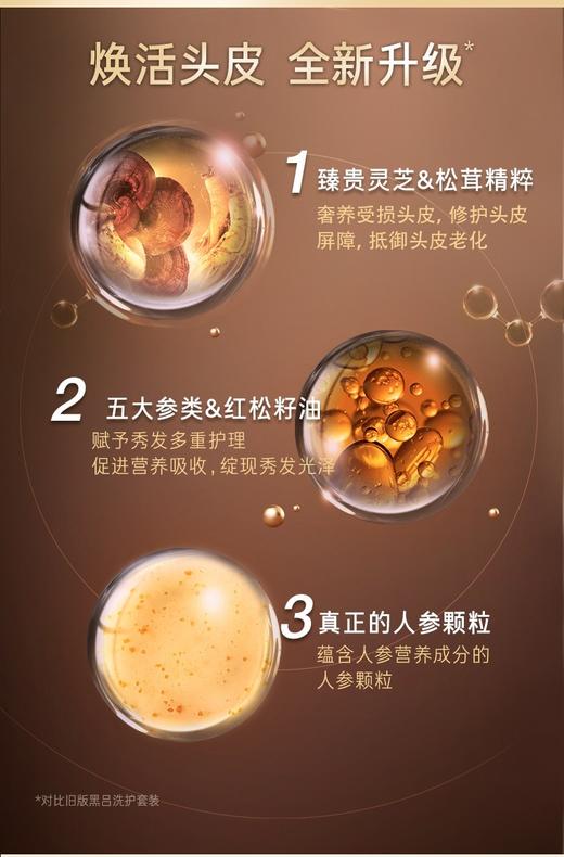 吕臻参焕活御时生机洗发水400ml 商品图2