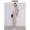 VIMAGE纬漫纪品牌女装春秋新款职业通勤显瘦阔腿直筒西装长裤V1305901 商品缩略图1