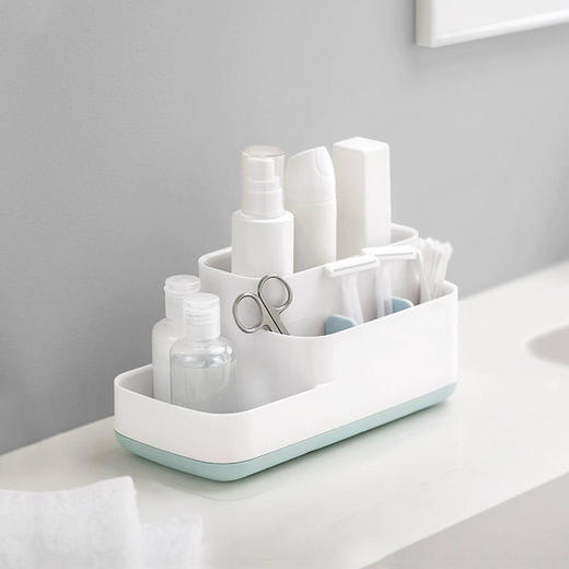 卫浴用品收纳盒化妆品桌面护肤品塑料梳妆台化妆刷【JosephJoseph】 商品图0