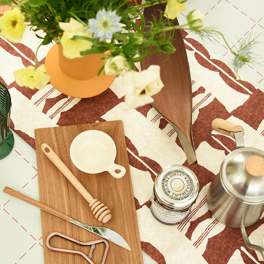 抽象几何桌旗现代简约复古美式桌旗 商品图2