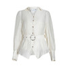 VIMAGE纬漫纪春季新款洋气微透简约收腰翻领显瘦衬衫女上衣 商品缩略图3