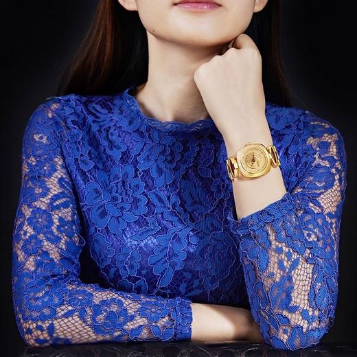 【授权产品】宾爵瑞士原装进口手表镶真钻女士手表奢华镀金女表手链型石英表 商品图2