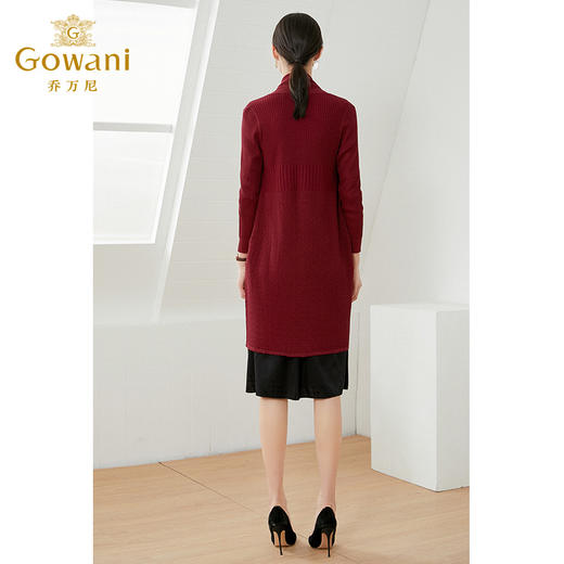 【两色可选】乔万尼开衫针织外套女新款桑蚕丝薄款春春长款宽松EI1M949 商品图3