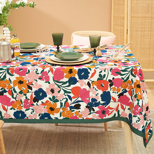 热带雨林桌布田园美式ins风桌布 商品图0