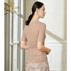 乔万尼针织衫薄款女新款短袖高端冰丝上衣EI2M827 商品缩略图3