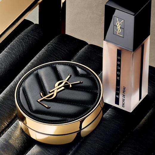 【专柜小样】法国 YSL圣罗兰 黑皮革/粉皮革 滋润保湿气垫  5g 商品图1