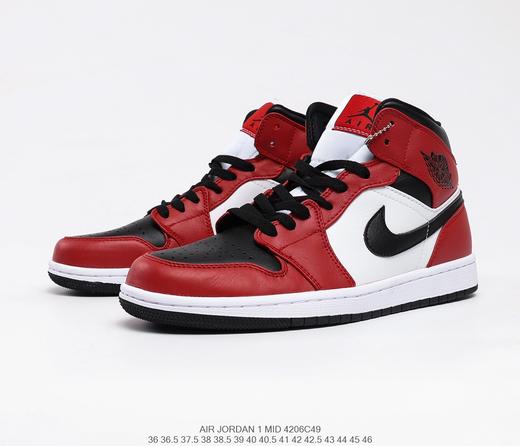 耐克NIKE Air Jordan 1 Mid AJ1乔丹一代中帮经典复古文化休闲运动篮球鞋 商品图7