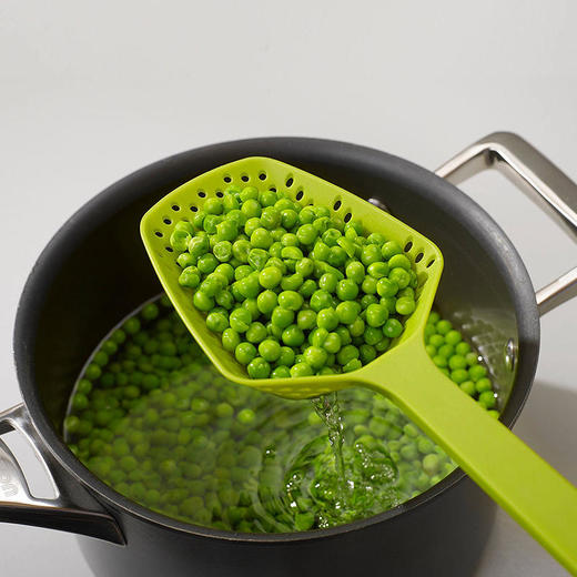 铲式滤水器带防滑手柄大号绿色【JosephJoseph】 商品图2